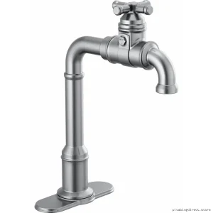 Broderick Arctic Stainless Pull-Down Kitchen Faucet with High-Arc Spout