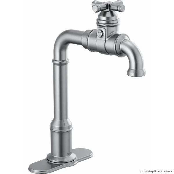 Broderick Arctic Stainless Pull-Down Kitchen Faucet with High-Arc Spout