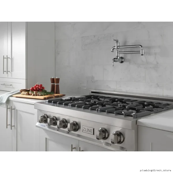 Broderick Arctic Stainless Steel Pot Filler - 1190LFL-AR Delta - Image 2