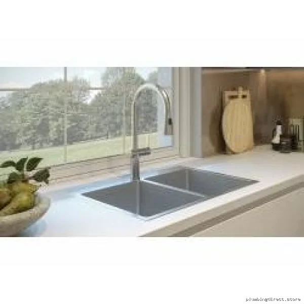 Brookmore Two-Bowl Stainless Steel Kitchen Sink - 30-7/8", 1-Hole Drop-In