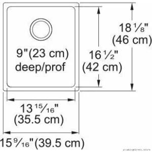 Brookmore Premium Single Bowl Undermount Kitchen Sink - Stainless Steel ModelBSUPAABC-9 Kindred