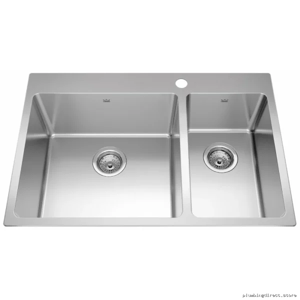 Stainless Steel Drop-In Kitchen Sink | Brookmore 30-7/8 1.75 Single Bowl 1-Hole Sink - Image 2