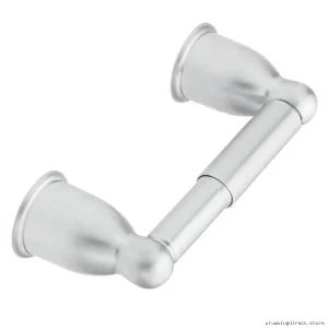 Brushed Chrome Mason Toilet Paper Holder - Modern Wall-Mounted Storage YB8099BC