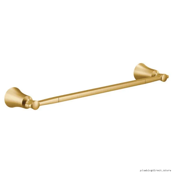 Flara 18 Inch Brushed Gold Towel Bar - YB0318BG Moen Compatible