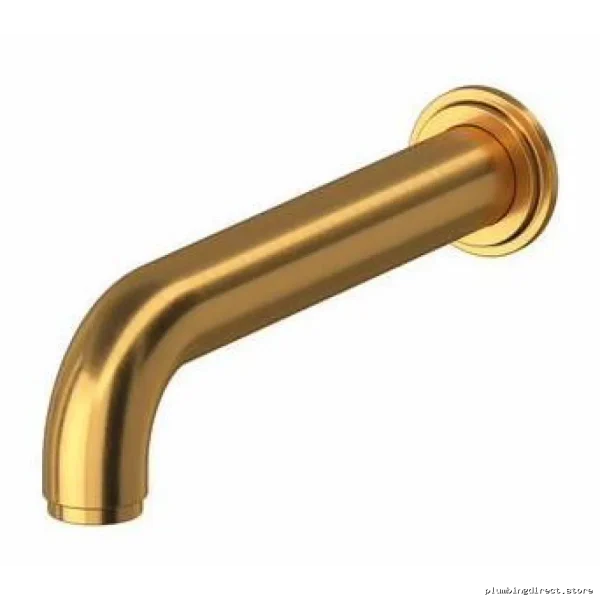 Brushed Gold Arca Tub Spout - Modern Bathroom Faucet by Riobel AA80BG