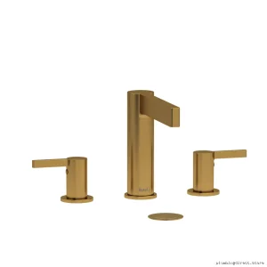 Wider Sided Brushed Gold Faucet with Lever Handles by Paradox – High Flow Design
