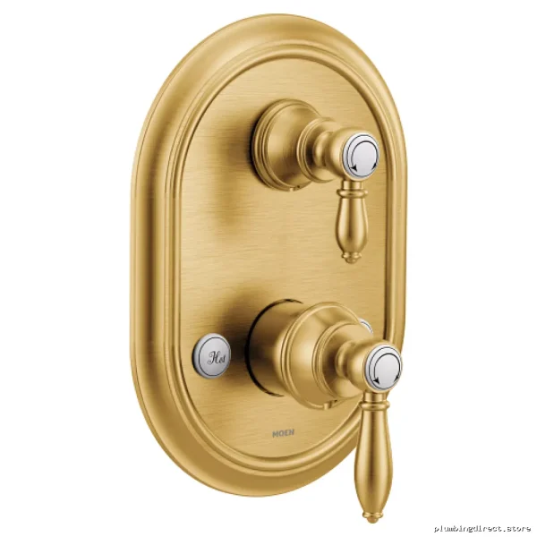 Weymouth M-Core 3 Series Integrated Diverter Valve Trim - Brushed Gold UTS4311BG Moen