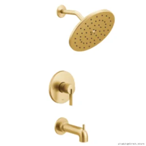 Brushed Gold Tub & Shower Trim Kit - M-Core 3 Series by Moen