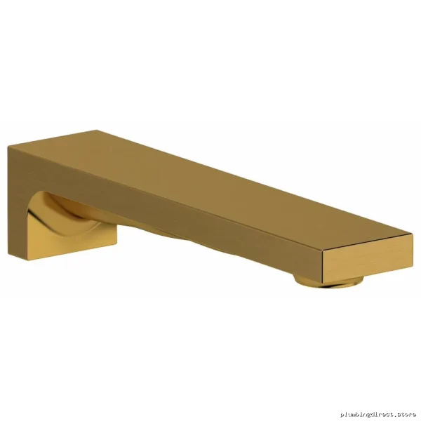 Brushed Gold Tub Spout - Reflet RF80BG by RIOBEL for Modern Bathrooms