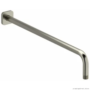 Brushed Nickel 20 Inch Square Wall Mount Shower Arm 573BN by RIOBEL