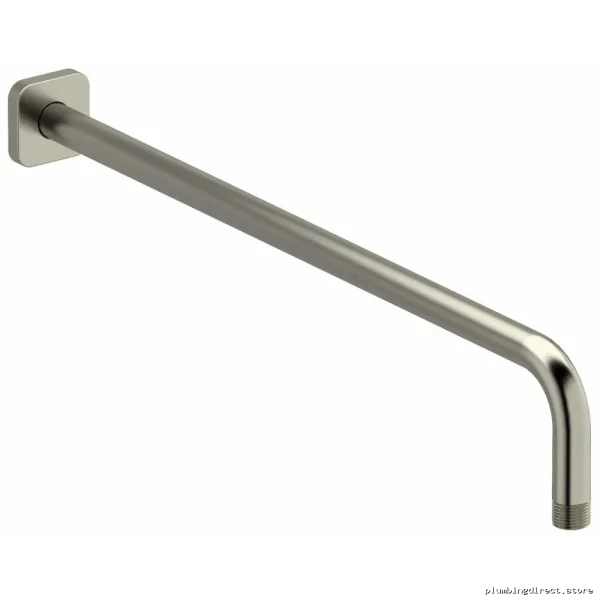 Brushed Nickel 20 Inch Square Wall Mount Shower Arm 573BN by RIOBEL