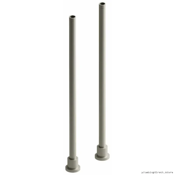 Brushed Nickel 26-Piece Floor Mount Riser Set (Stainless Steel) for Modern Staircase Decor