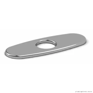 Center Deck Plate - Brushed Nickel Finish