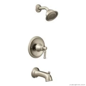 Brushed Nickel Dartmoor Posi-Temp Tub & Shower Trim - T