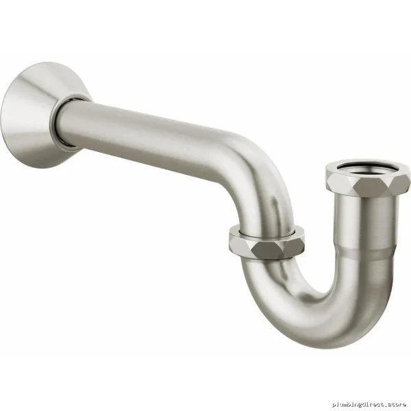 Brushed Nickel Flanged P-Trap 20 Gauge BT031141-BN Brizo