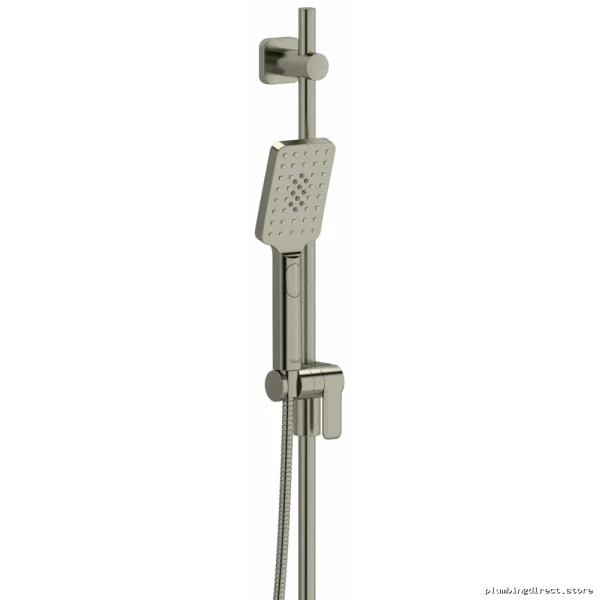 Brushed Nickel 4-Spray Handheld Shower with 36in Adjustable Slide Bar 1.8GPM