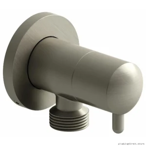 Brushed Nickel Handheld Shower Head with Easy-Control Shutoff Valve - RIOBEL 780BN