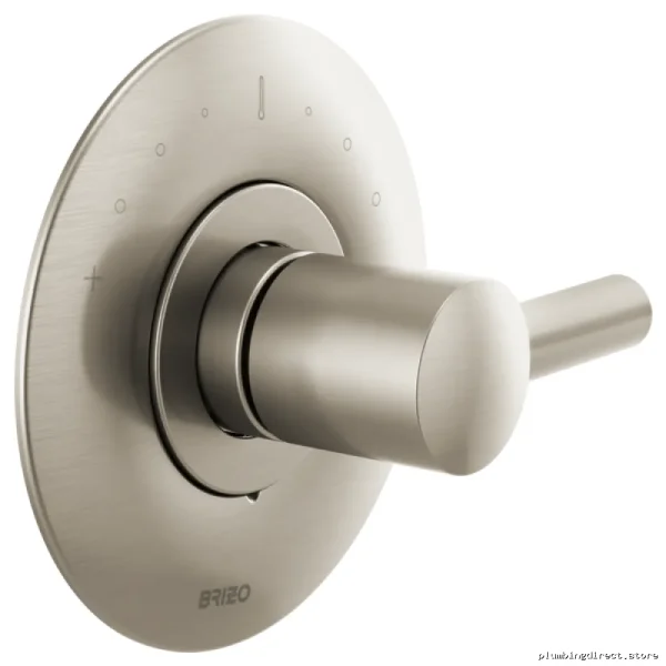 Brushed Nickel Handle-Free Thermostat Valve Trim by Odin Sensori – Model #T... - Image 2