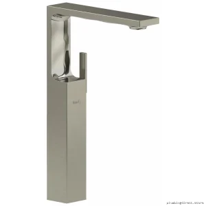 Brushed Nickel Lever Handle Vessel Sink Faucet (1.2 GPM) - RIOBEL RFL01BN