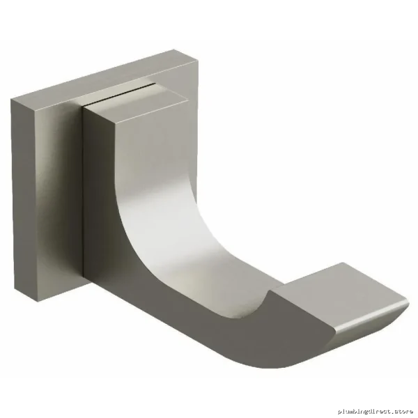 Brushed Nickel Robe Hook - Zendo Wall Mount for Bathroom Towels