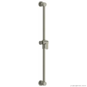 Brushed Nickel Shower Bar RIOBEL Premium 31 Inch