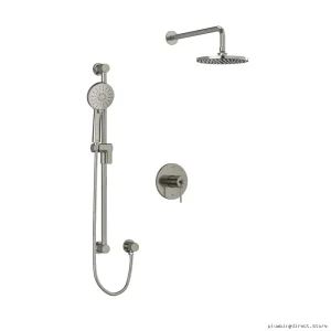 CS Brushed Nickel Shower Faucet Trim - Replaceable Kit RIOBEL TKIT323CSTMBN