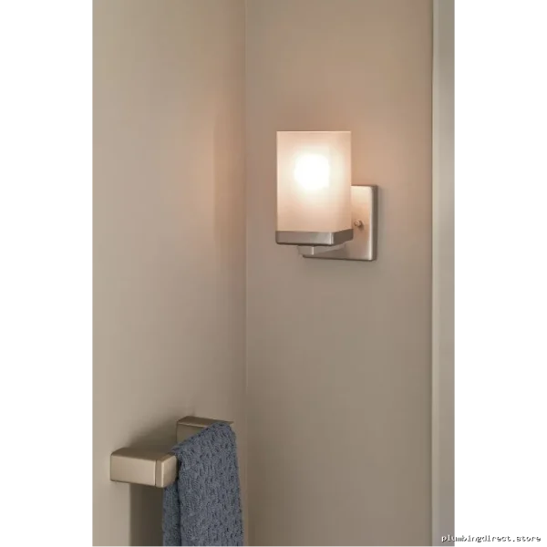 Single Globe Brushed Nickel Wall Light Fixture