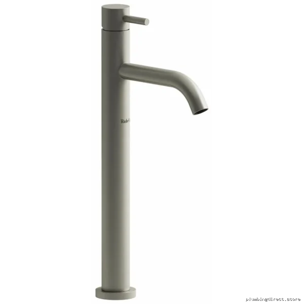 Brushed Nickel Single Hole Bathroom Faucet with Lever Handle 1.2 GPM Vessel Sink