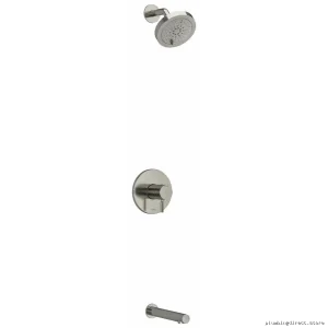 Thermostatic Tub Shower Faucet with Expansion PEX - Brushed Nickel