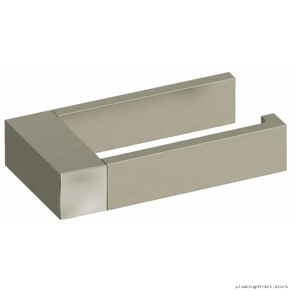 Brushed Nickel Toilet Paper Holder - Modern RF3BN Design by RIOBEL