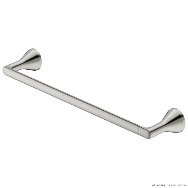 Brushed Nickel Towel Bar - Aspirations Series 18 Modern Bathroom Hardware - Image 2