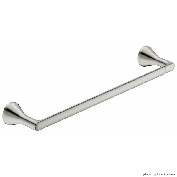Brushed Nickel Towel Bar - Aspirations Series 18 Modern Bathroom Hardware