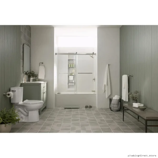 Brushed Nickel Towel Bar - Aspirations Series 18 Modern Bathroom Hardware - Image 4