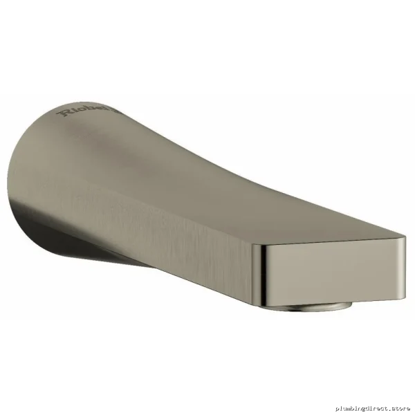 Brushed Nickel Tub Faucet Spout - Ode OD80BN RIOBEL for Modern Bathrooms