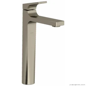 Vessel Sink Faucet Single Hole Lever Handle Design 1.2 GPM Water Flow Brushed Nickel Bathroom Faucets ODL01BN RIOBEL