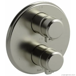 6-Function Brushed Nickel Thermostatic Shower Valve Trim by Momenti
