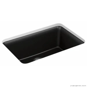 Cairn Neoroc Undermount Sink w/ Rack - Matte Black