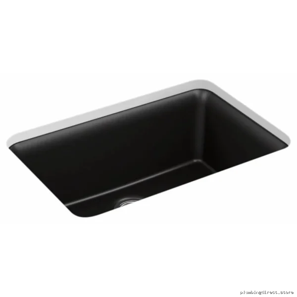 Cairn Neoroc Undermount Sink w/ Rack - Matte Black