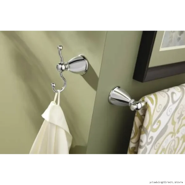 Caldwell 18-Inch Chrome Towel Bar Y3118CH by Moen – Modern Bathroom Accessory - Image 2