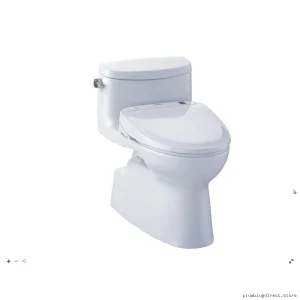 Carolina II Toto WASHLET+ 1.28GPF Universal Height Skirted CEFIONTECT Cotton White