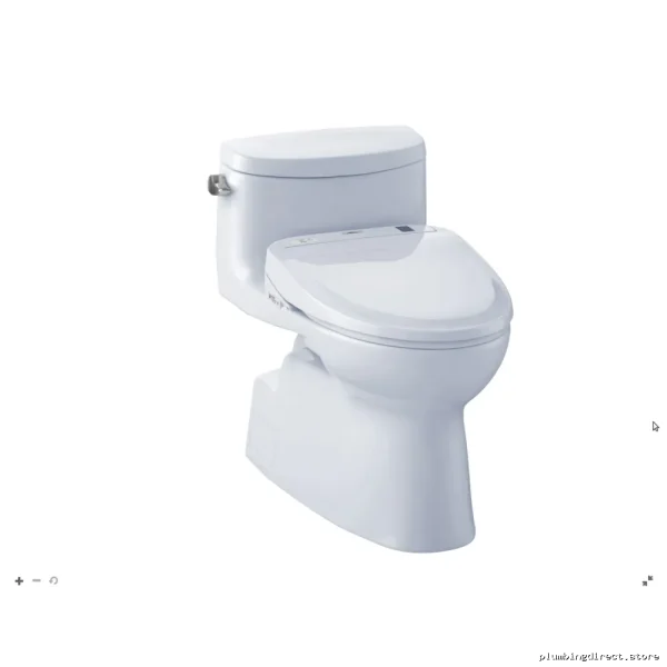 Carolina II Toto WASHLET+ 1.28GPF Universal Height Skirted CEFIONTECT Cotton White