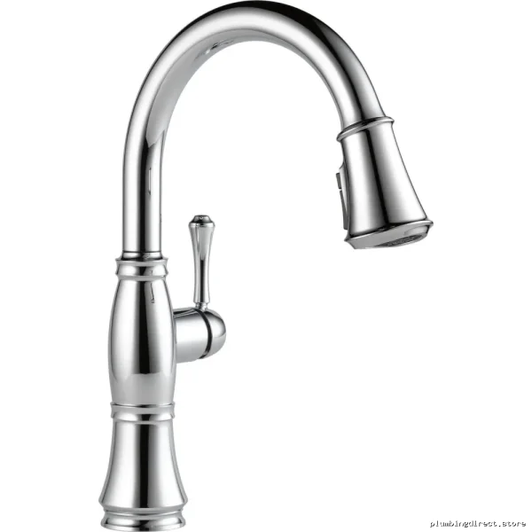 Cassidy Kitchen Faucet Pulldown Spray - Lumicoat Chrome Delta 9197-PR-DST - Image 4