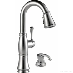 Cassidy Bar Faucet Pulldown Shower Head | Durable Arctic Stainless Steel Design