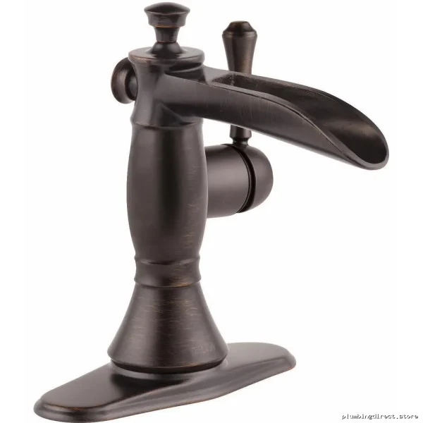Cassidy Modern Venetian Bronze Single Hole Bathroom Faucet with Channel Spout - Image 2