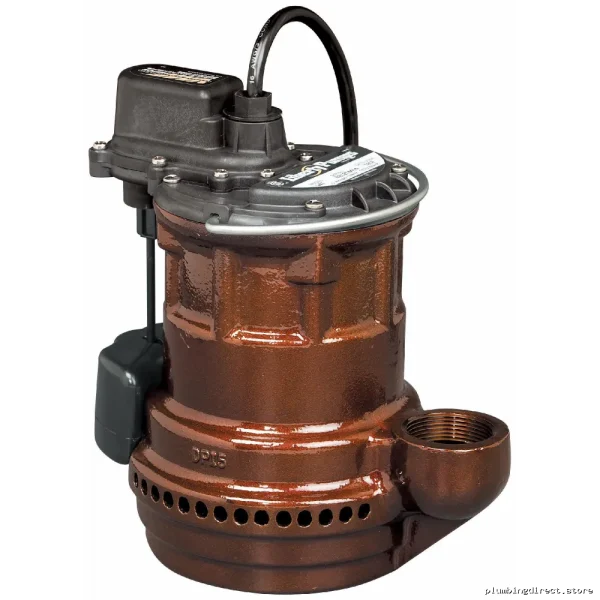 Cast Iron Sump Pump with Auto Shut-off & Long Cord - ¼ HP