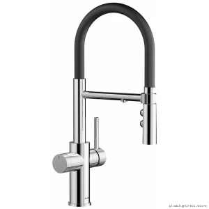 Catris Semi-Pro Kitchen Faucet with Flexo Filter - Chrome 442990 Blanco Finish