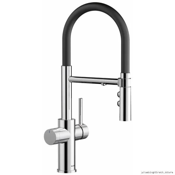 Catris Semi-Pro Kitchen Faucet with Flexo Filter - Chrome 442990 Blanco Finish