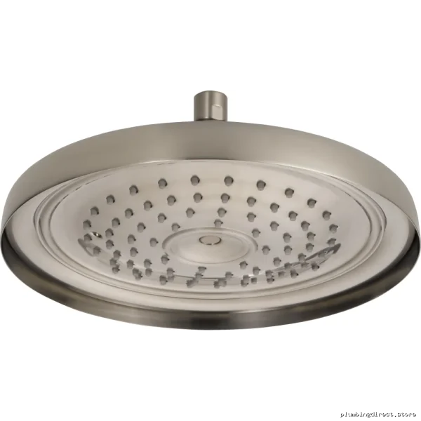 Traditional Ceiling-Mount Rainfall Shower Head - Luxe Nickel Finish Brizo