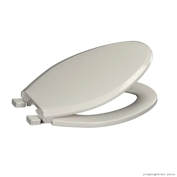 CENTOCO 3800SCLC-001 White Elongated Toilet Seat with Easy Lift & Clean SafetyClose