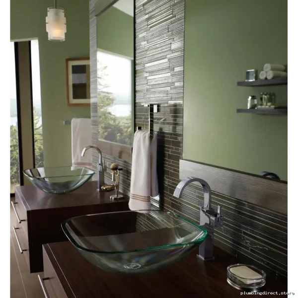 Champagne Bronze Bathroom Towel Ring - Vero 77746-CZ Delta - Image 2